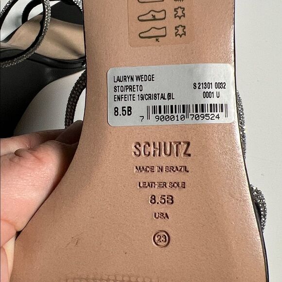 Schutz Lauryn Schutz Lauryn Crystal
Strappy Wedge Sandal - Picture 10 of 14